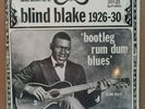 BIOGRAPH BLUES LP 33 RPM, BLIND JAKE 1926-30, BOOTLEG RUM DUM BLUES