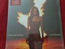 Celine Dion Courage Ruby Red Original 2 Vinyl Record LP New Hyper Sticker