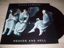 BLACK SABBATH RARE LP HEAVEN AND HELL EXC. ETAT