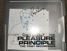 Gary Numan The Pleasure Principle -  First Recordings SIGNED mint orange vinyl.