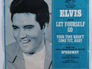 Rock 45 ELVIS PRESLEY Let Yourself Go RCA VICTOR promo picture sleeve
