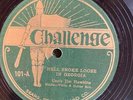 Challenge 101 Fiddlin' Doc Roberts HELL BROKE LOOSE  1925  Country 78 rpm  E+