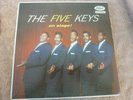 THE FIVE KEYS  ON STAGE  LP 1957 USA CAPITOL T 828 TURQUOISE LABEL EXCELLENT