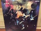 KISS ALIVE COLORED VINYL 45TH ANIVERSARY 2X LP IN HAND CLEAR WHITE RED YELLOW