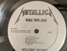1983 Silver Label 1st Press Metallica Album Kill em All Vinyl LP MRI 069 A VG+