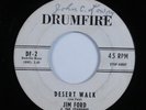Instrumental Rockabilly Stripper 45 JIM FORD Desert Walk DRUMFIRE elvis HEAR