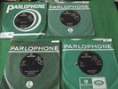 The Beatles 4 x 45 rpm singles Parlophone labels & Parlophone Sleeves 