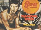 DAVID BOWIE 45 DIAMOND DOGS+PS GERMANY RARE 1974