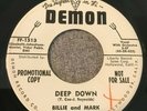 Rare 50's Rockabilly 45' Billie & Mark - Deep Down- Lee Hazlewood Al Casey