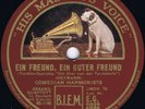 78 rpm COMEDIAN HARMONISTS Ein Freund Ein Guter Freund UK 1930 HMV 10