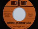Bluegrass 45 LINVILLE RIVER BOYS Memories Of Mother's Love RICH-R-TONE VG+ HEAR