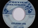 Girl Group Song Poem 45 JUDY LAYNE Explosion Love PREVIEW HEAR