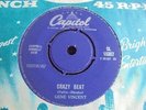 Gene Vincent - Crazy Beat c/w High Blood Pressure 1963 UK 45 CAPITOL