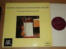 ACOUSTIC RESEARCH DEMONSTRATION RECORD The Sound of Musical Instruments - Ensayo