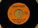 Willie Jones doo wop 45 Coming Back To You bw I Need Love on Storm