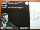 REC 01 RAVEL & BARTOK: PIANO CONCERTOS   KATCHEN / LSO / KERTESZ