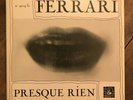 LUC FERRARI Presque Rien No 2 INA-GRM 9104 FE LP AVANT-GARDE EXPERIMENTAL NM