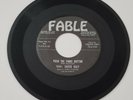 45 RPM RARE ROCKABILLY GEM: Chuck Grey - Push The Panic Button - Fable - Mint