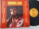 *RARE* VINYL LP ELVIS PRESLEY BURNING LOVE/HITS MOVIES *DIFF.COVER* LEMINATED/IL
