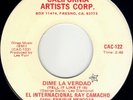 rare LATIN CHICANO sweet soul 45 RAY CAMACHO dime la verdad (tell it like it is)