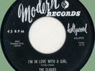 CLIQUES (w/ Jesse Belvin) I'm in Love with a Girl / My Desire 45rpm Modern 1956