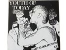 Youth Of Today, Can’t Close My Eyes, E.P., 3rd Press, Blank B Side Label, Insert