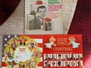 Rat Pack Christmas 3 vinyl LP lot- Dean Martin - Frank Sinatra - Sammy Davis Jr.