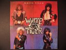 White Tiger S/T 1986 E.M.C. Records Mark St. John, 80's HAIR  Vinyl LP record NM