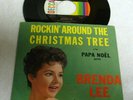 BRENDA LEE Rockin' Around The Christmas Tree 1958 DECCA 45 with PICTURE SLEEVE