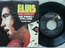 Elvis Presley - Moody Blue / She Thinks I Still Care -  HTF Sleeve + 45 PB 10857