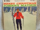 Johnny Mathis Merry Christmas, Vol. II Album 45 RPM in Original Jacket w/price
