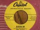 GENE VINCENT - BLUEJEAN BOP, CAPITOL F3558, YELLOW LABEL PROMO, 45 RPM