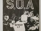 S.O.A. - No Policy 1981 Dischord No.2, - 2nd Press. Minor Threat, Teen Idles KBD