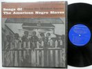 MICHEL LARUE Songs of The American Negro Slaves LP Folkways VG++ w/Insert  #7011