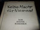 TON STEINE SCHERBEN : KEINE MACHT FÜR NIEMAND 2LP BOX APRIL VOLKSMUND GERMANY