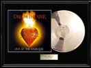 DREAM THEATER LIVE ALBUM FRAMED LP WHITE GOLD SILVER PLATINUM TONE RECORD