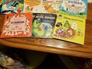 Walt Disney's Disneyland Book Record LP Set of 7.  101 Dalmations, Dumbo, Frosty