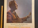 Rare 1950'S MARTY ROBBINS Record Store Stand Up Display COLUMBIA RECS 17