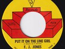F.J. JONES Put It On The Line Girl  northern soul 45 funk superb  HEAR