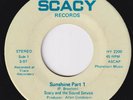 SCACY AND THE SOUND SERVICE Sunshine RARE DC deep funk 45 pounding tune  LISTEN