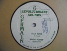 HUGH PORTER  Stay Alive REVOLUTIONARY SOUNDS Killer  Hard 80's Roots Reggae 12