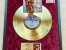 Kiss Unmasked Vinyl Gold Metallized Record In Frame