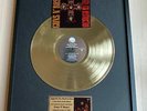 Guns N Roses Appetite For Destruction Vinyl Gold Metallized Mounted Record