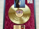 Peter Criss Peter Criss Kiss Vinyl Gold Metallized Record In Frame