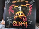 Sum 41 Order In Decline  Signed Limited Edition Yellow Vinyl + A PROOF NEW