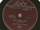 78 Rpm Record Hollywood Flames Buzz Buzz Buzz