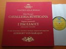 Karajan Mascagni Leoncavallo Scala German DGG Big Tulip SLPM 139 205/07 4/66 NM