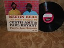 Curtis Amy Paul Bryant Meetin' Here Pacific Jazz Vogue LAE 12298 import VG++ LP