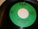 VELONS - B.J.M. 45 RPM - THAT'S ALL RIGHT / THAT'S WHAT LOVE CAN DO - LISTEN