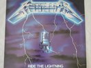 Metallica Ride the Lightning RARE original Elektra vinyl LP record '84